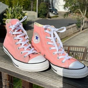 Converse All-Star pink high-top sneakers